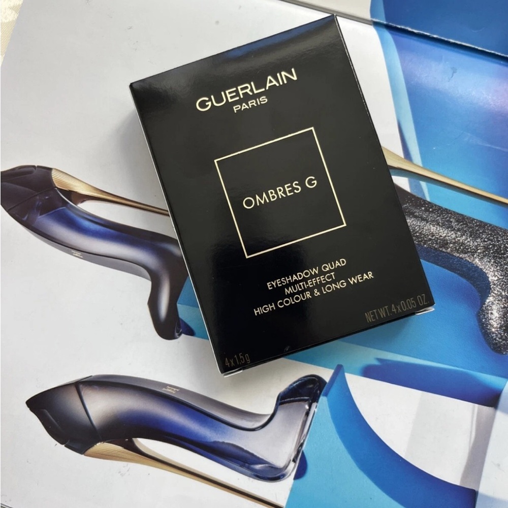 Guerlain Ombres G Eyeshadow Quad 214 Exotic Orchid 0.05oz / 1.5g NIB - Picture 2 of 11